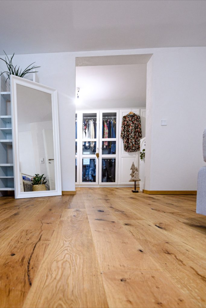 landhausdielen im schlafzimmer